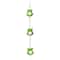 12 Pack: Green Lampwork Glass Frog Beads by Bead Landing™